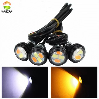 23MM 5630 5730 4SMD Eagle Bulbs Eye Driving Daytime Running Dual Color DRL Lights Switchback Reversing Parking Signal Lamps (1)