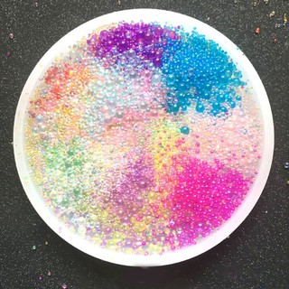 YOI*12 Pcs/set Color Bubbles DIY Crystal Epoxy Filler UV Resin Imitation Blister (5)