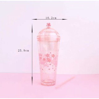 LAST PIECES SALE!! Hologram Bunny Cherry Blossom Cute Straw Tumbler Water Jug (4)