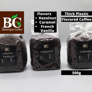Gardening Tools™∏[BC] Flavored Coffee 500g [Beans or Ground] [Hazelnut, Caramel, Vanilla] [Thick Pla