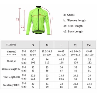 Men Cycling Windbreaker Wind jacket Windproof Waterproof Mountain Bike MTB Clothing Reflective (2)