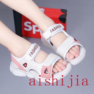 Ready stock aishijia Sandals Open Toe Soft Bottom Synthetic Rubber (1)