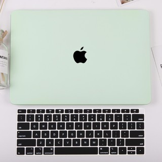 MacBook Air 13 11 Mac Book Pro 13.3 15 16 Retina12 Green Matte Hollow Logo Case with Keyboard Cover A2179 A2289 A2251 A2141