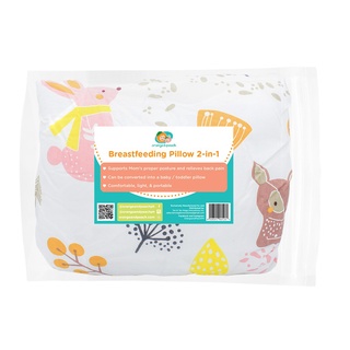 Maternity Pillows❆✳☂baby pillow pillowbaby pillow✑▥▤Orange and Peach Breastfeeding Pillow 2-in-1 (Po (1)