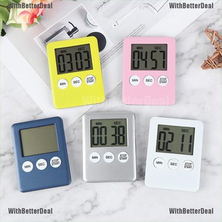 [BETTER] Super Thin Kitchen Cooking Timers LCD Digital Screen Timer Square Cooking Timer
