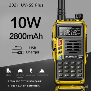 2021 BaoFeng UV-S9 Plus Powerful Walkie Talkie CB Radio Transceiver 8W/10W 10km Long Range up of uv-