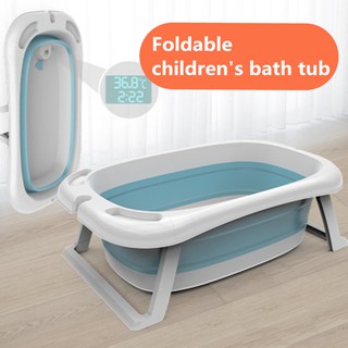 Foldable children's bath tub baby tub smart temperature bath tub folding bath tub children's bath tub folding bath tub
