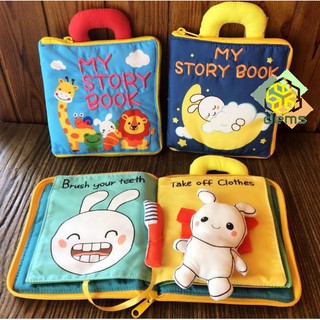 3D CLOTH BOOK INTERACTIVE EDUCATIONAL BABY SOFT BOOK BEST QUALITY (3)