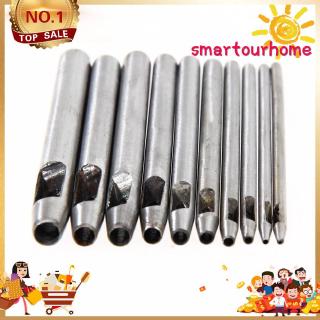 Steel Leather Puncher Hole Craft Kit Set Hollow Puncher Belt Drilling Tool Smartourhome.ph