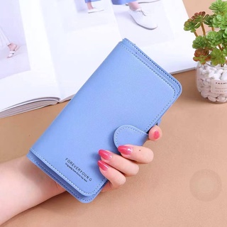 FRNC High Quality 3 fold Long Wallet Style Lady Purses Large Capacity Wallet Clutch For Women