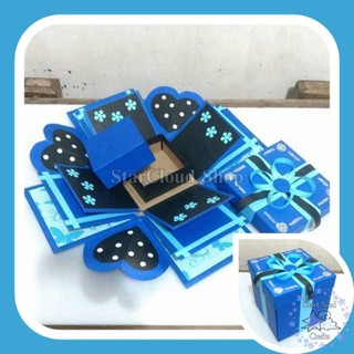 ★☁ Simple explosion box — surprise gift box idea (1)