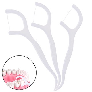 100pcs/lot Dental Flosser Oral Hygiene Dental Sticks Dental Water Floss Oral Teeth Pick Tooth Picks