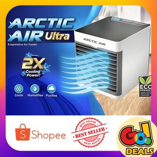 ORIGINAL Portable Arctic Air Ultra Portable Cooler With 7 Color LED Night Light Evaporative Aircon