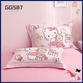 Hello kitty Pillowcase Long pillow Pillow case Bolster Bedding Home living (2pcs/1set) 45×75CM