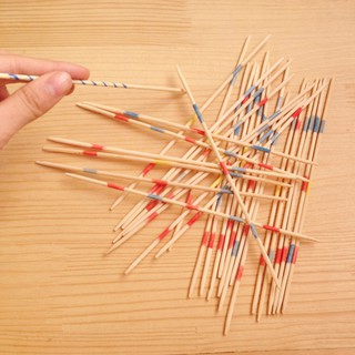 Traditional Mikado Spiel Wooden Pick Up Sticks Set Traditional Game With Box Toy (1)