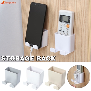 Universal Wall Mount Phone Holder Punch-free Remote Control Stand Hanging Base Household