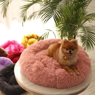 Plush Super Soft Dog Bed Dog Cat Washable Plush Pet Bed Deep Sleep Dog House