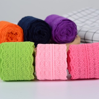 【Ready Stock】✷▫10m/Roll DIY Lace Pattern Sewing Fabric/Handmade Material DIY Apparel Lace Trimming R