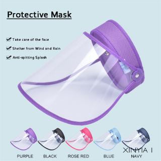 Protective Face Mask Hat Anti Drop Resistance Hair Band Unisex Hd Transparent Empty Cap