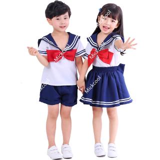 Hot New Children School Uniforms Girls Boys Navy Party Kindergarten Sailor Moon Costumes Cosplay