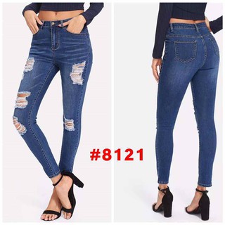 #8121 low waist Pants Big/Plus Size jeans Skinny Strechable