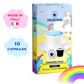 10 Unicorn Milk Nespresso Compatible Capsules / Pods – Fun and Healthy – Made in Italy