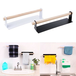 kitchen towel☁◎Self-Adhesive Paper Towel Holder Under Cabinet For Kitchen Bat (2)