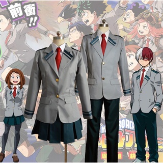 Hot sale Anime Costumes My Hero Academia Cosplay OCHACO URARAKA Uniform Gym suit Men/women Adult Top + Pants Set