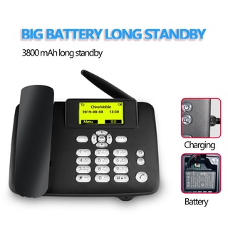 【spot good】❦Cordless Phone for Elderly GSM Support SIM Card Fixed Landline Phone Fixed Wireless Tele