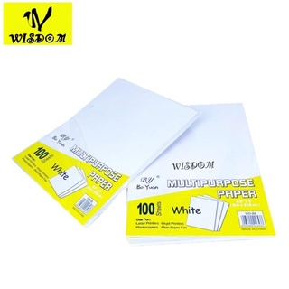 Photocopy Paper☂WISDOM WD-88 A4 BOND PAPER 100sheets (210X297mm) office supplies