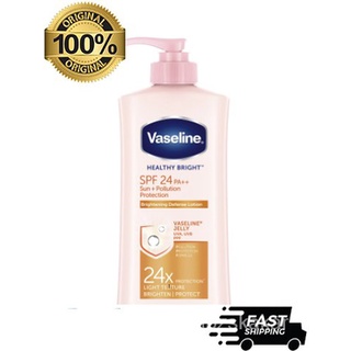 VASELINE Healthy Bright Lotion SPF24 Sun+Pollution Protection 350ml | 200ml2021 (1)