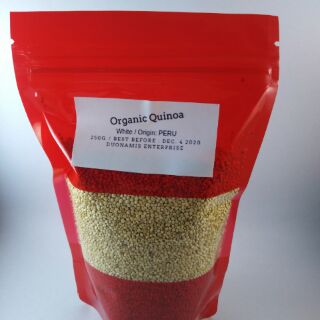 Organic Quinoa White packed by 250g and 1kg