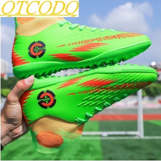 TF C Ronaldo High-cut soccer shoes Futsal soccer shoes Student football shoes Sneakers