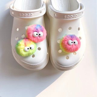 Button Shoes Charm - Pom Pom Cute Jibbitzs Color Collections (1pc) (6)