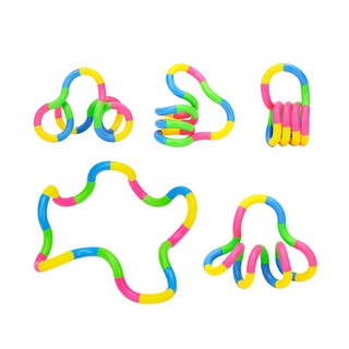 [YXUAN] Tangle Twist Decompression Toys Child Deformation Rope Plastic Fidget Stress Toy TKB