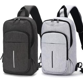 Ozuko Shoulder Cross Body Bag Waterproof Oxford Cloth Large Capacity USB charging Messenger Bag