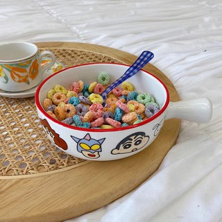 〚sol and luna.home〛Cute Shin Chan Cereal Bowl