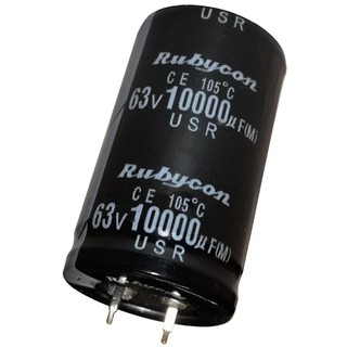 Rubycon 10,000uF 63V Electrolytic Capacitor 105c (1 pc. only)