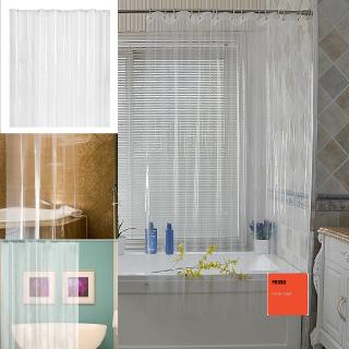 2020NEW Mildew Resistant Anti-Bacterial PEVA Clear Shower Curtain Liner with Grommet (1)