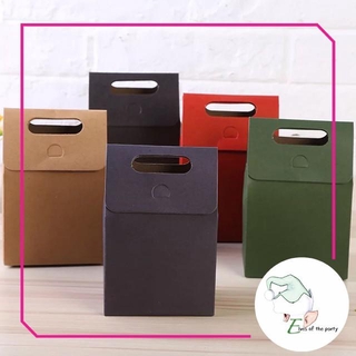 Plain Paper Bag with Flap and Handle / Gift Box (Pack of 12) (1)