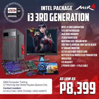i3 3rd Generation Computer Complete Package