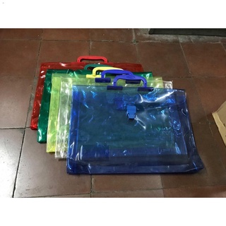 giftExpanding Plastic Envelope Long with pushlock and handle