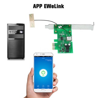 eWeLink Mini PCI-e Desktop PC Remote Control Switch Card WiFi Wireless Smart Swi TWnL