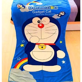 Doraemon Beach bath swimming Super Soft & Absorbent Fade Resistant Towel /70x140cm