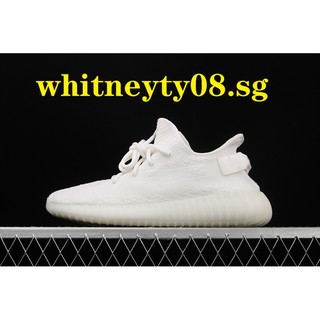 Adidas sports shoes Adidas Yeezy 350V2 All White Real Boost Basf Sports jogging shoes CP9366