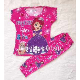 PRINCESS SOFIA Kids Terno Pajama Sleepwear Set Girls (1 to 6 yrs old)