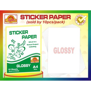 Andrea Sticker Paper A4 Size Glossy/Matte 10's