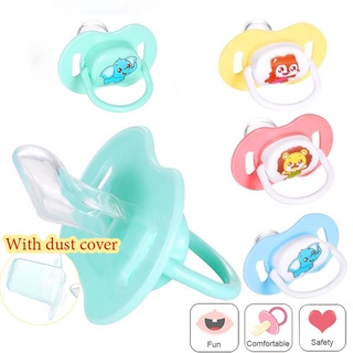 Baby pacifier/cartoon silicone sleeping pacifier/newborn baby comfort pacifier with cover