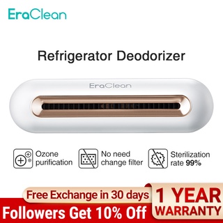 Xiaomi EraClean Deodorizer Refrigerator Odor Eliminator Air Purifier Deodorizing Sterilizer Fridge Bathroom Air Fresh Rechargeable Deodorant