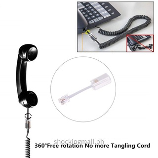 ⚡COD⚡ Telephone Cord Detangler 360 Degree Extend Rotate Anti-Tangle Telephone Cable